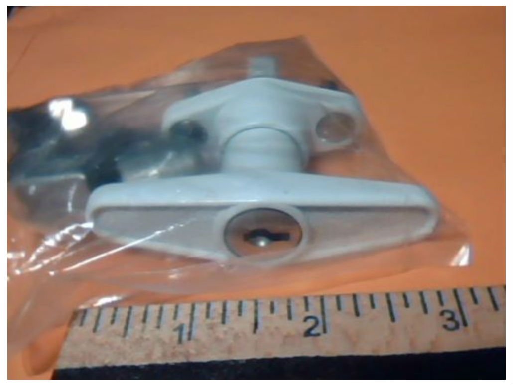 THandle Shutter Lock Kit, Accordion Hurricane Storm Shutter Lock