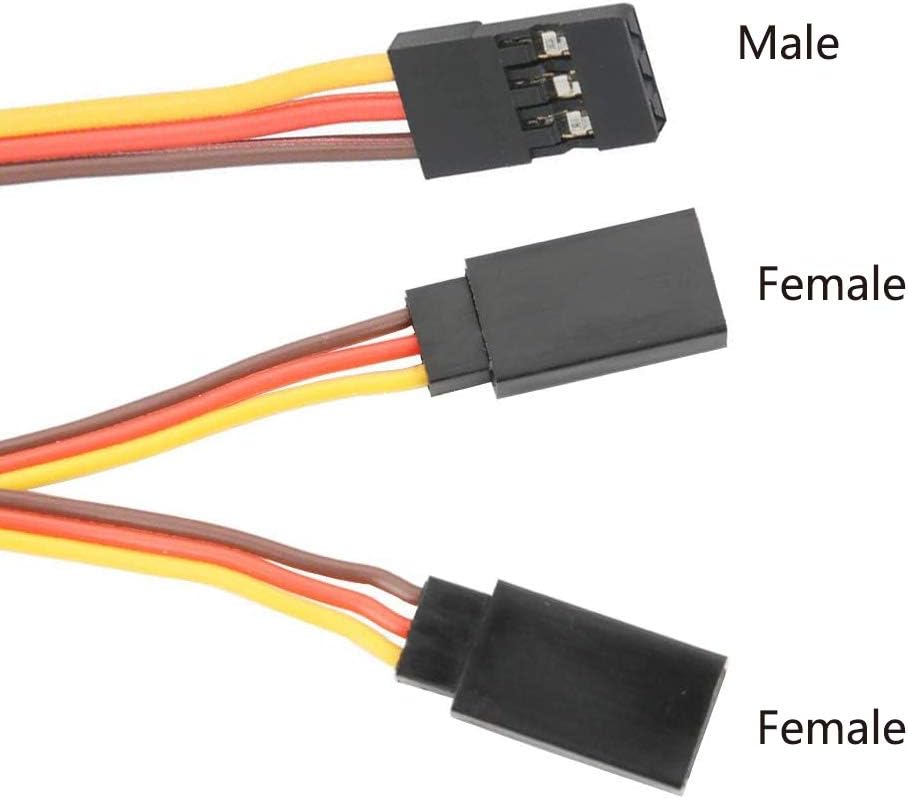 YIXISI 5 PCS 6" RC Y Harness Servo Splitter Cable for Remote Control Aircraft JR Style Servo Extension - Image 4