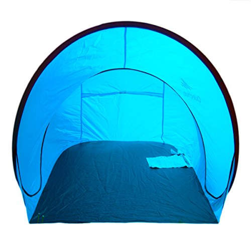 QUECHUA 2 SECONDS POP UP SHELTER SPF 30 CAMPING FESTIVAL WINDBREAKER