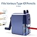 Manual Pencil Sharpeners, VOOPII 2 in 1 Hand Crank Pencil Sharpener Heavy Duty for School Classroom, Office, Home(Blue)