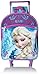Disney Girls' Elsa 12 Rolling Backpack, Purple