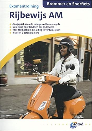 Examentraining rijbewijs AM - brommer en snorfiets: rijbewijs AM voor  brommer en snorfiets (ANWB rijopleiding): Amazon.co.uk: ANWB:  9789018038953: Books