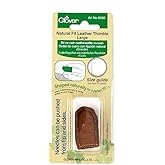 Clover Natural Fit Leather Thimble, Large