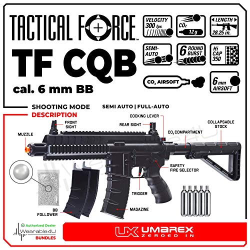 Wearable4U Umarex Tactical Force TF CQB 6mm BB Standard Action Rifle
