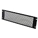 NavePoint 3U Blank Rack Mount Panel Spacer With Venting For 19-Inch Server Network Rack Enclosure Or Cabinet Black primary