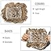 Combs Hair Bun for Updo Synthetic Hairpiece 18H613 Blonde Mix