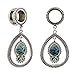 KUBOOZ Fashion Opal Dangle Pendant Ear Piercings Jewelry Stainless Steel Flare Ear Plugs Tunnels Gauges