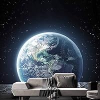 Wall Mural The Beautiful Space World Removable Self-Adhesive Wallpaper Wall Decoration for Bedroom Living Room - 66x96 inches