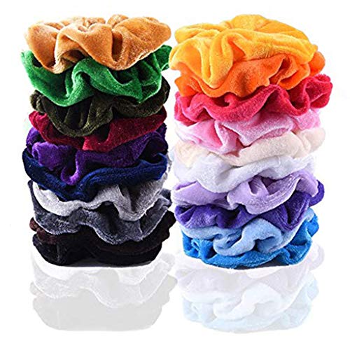 Premium Velvet Hair Scrunchies Hair Bands Scrunchy Hair Ties Ropes