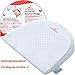 Baby Bassinet Wedge for Acid Reflux Relief Better Sleep Infant Incline Positioner Newborn Sleeping Pillow with Cotton Waterproof Removable Cover and 3 EBooks