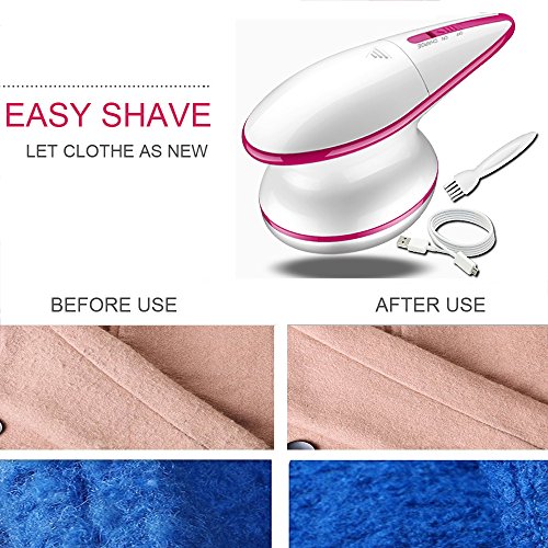 Lint Remover DIWUER USB Rechargeable Sweater Pill Remover Fabric Shaver For Clothes Fuzz Cashmere Wool Legging Couch Furniture