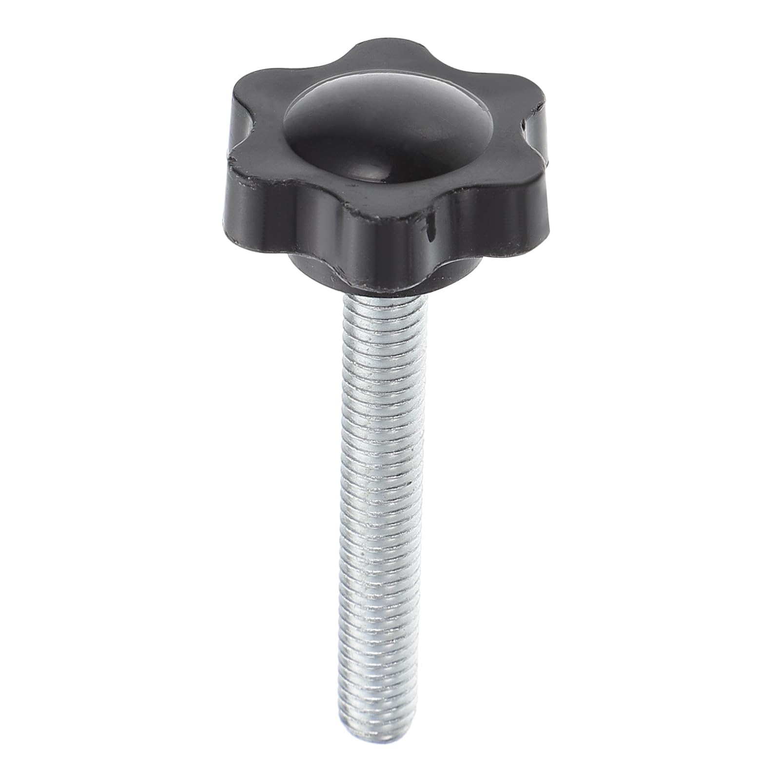ULTECHNOVO Blossom Hexagonal Handle M6 X 1.57 Inch Clamping Screw Knob with Metal Thread Insert for T Track Bolts Furniture and Machinery Adjustment