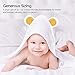 Baby Bamboo Hooded Towel, Bath-Hooded Towels for Infant & Toddler Boys & Girls (Extra Soft)
