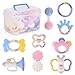 NextX Baby Teething Toys 9 Different PACK Infant Training Toy Case