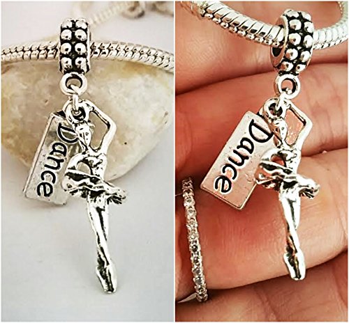 EWT Pandora Compatible Dancing Ballerina Ballet Dancer European charm pendant
