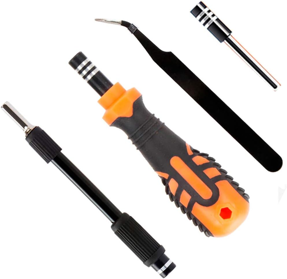 JAKEMY Precision Screwdriver Set Magnetic Repair Tool Kit for Electronics - 33 in 1 Professional Multi-Functional Screwdriver & Socket Set for Cellphone, Computer, PS4 playstation, Laptop, pc, Glasses - - 