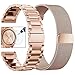 Koreda Compatible Samsung Galaxy Watch(42mm) Bands, 20mm Stainless Steel Band + Milanese Loop Mesh Replacement Bracelet Metal Strap Compatible Galaxy Watch Active/Ticwatch E/Gear Sport Smartwatch