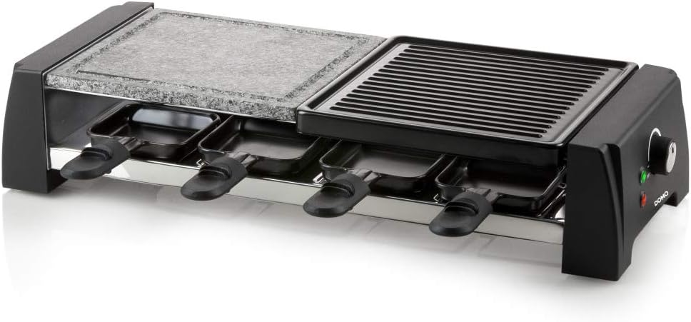 Raclette Suitable With Stone Grill And Griddle Large Combi Boiler For Up To 8 People