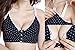 CAKYE Women's Support Front Closure Wirefree Maternity Nursing Bra (Large/ 38B/38C/38D, Navy Blue)