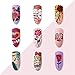 Born Pretty 5Pcs Nail Art Stamping Plates Set Valentine's Day Theme Love Couple Rose Flower Heart manicuring Image Plates