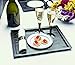 Party Essentials N394564 Divine Plastic Plates with Silver Rim, 7.5