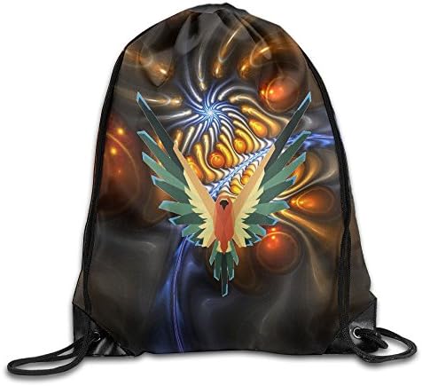 Logan Parrot Paul unique Logo Bag,Sport Gym Sack Drawstring Backpack Bag