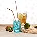 FUNNA Stainless Steel Straws Drinking Reusable for 20oz Tumblers, Bent Straight Straws, Set of 8, 8.5