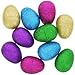 Brilliant Glittery Plastic Easter Eggs 20 Count for Easter Egg Hunts