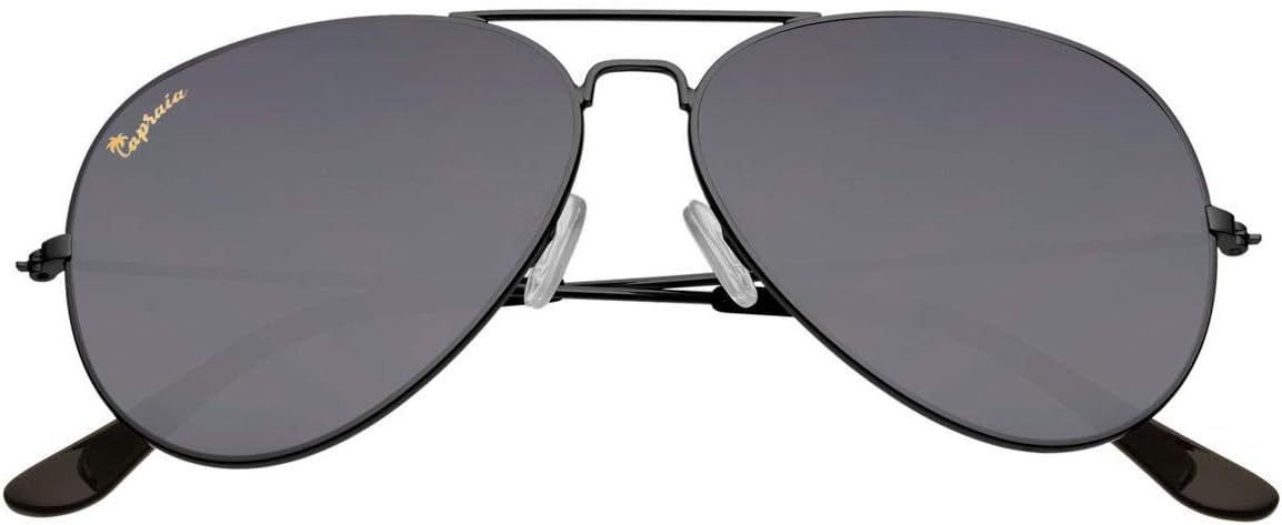 Nasco Stylish Pilot Sunglasses High Quality Metal Frame Polarised Lenses UV400 protected Mens Womens