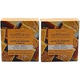 Bath & Body Works Salted Butterscotch & Vanilla Wallflowers Home Fragrance Refill 0.8 fl oz - 4 Pack