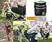 Dog Training Bag Treat Pouch | Built-in Poop Bag Dispenser - With an Adjustable Waist Belt, Shoulder Strap and a Clip - Roll of Poop Bag ,Carabiner, Dog Whistle, Ebook DogCareCompany