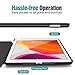 Dadanism iPad 9th/8th/7th Generation Case iPad 10.2 Inch (2021/2020/2019Model) Case, [Shock Absorption] Ultra Slim Lightweight Trifold Stand Smart Cover for iPad 10.2 inch Release Tablet, Black