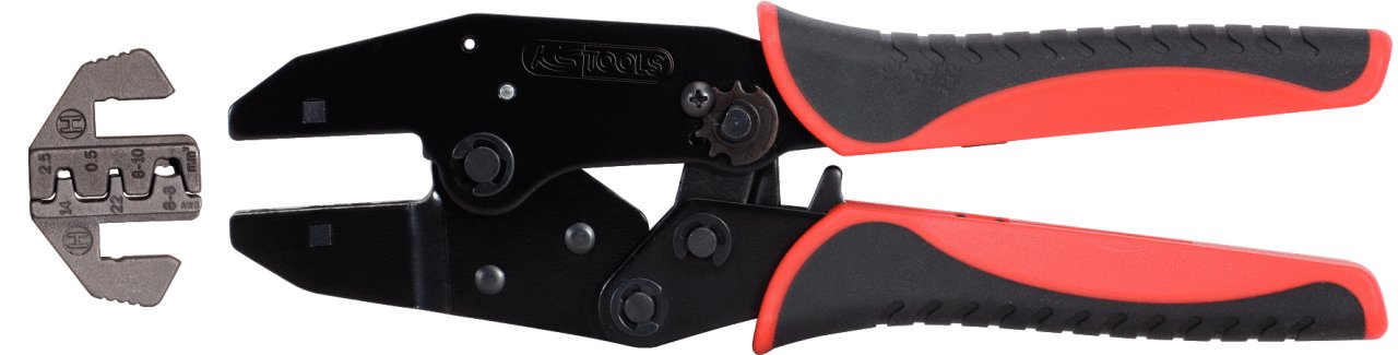KS Tools 2.5-10mm Crimping Plier for Spade Terminal