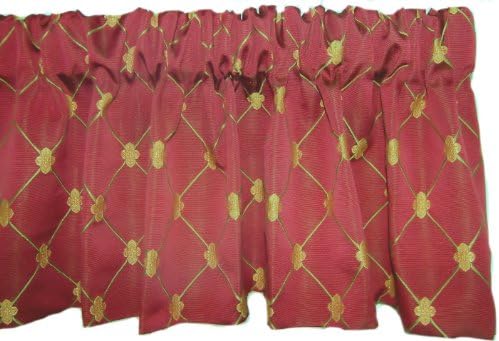 Rlf Home Rashida Valance, Crimson