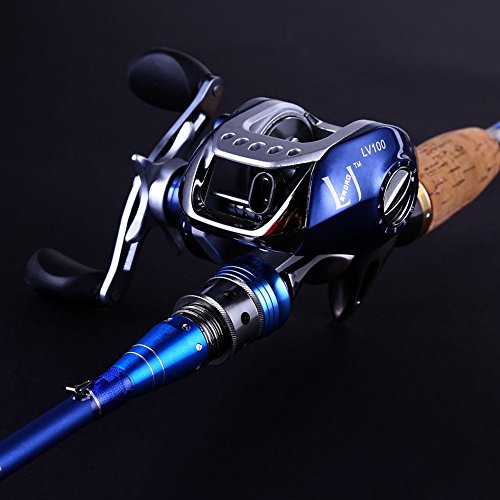 Sougayilang 2pieces baitcasting fishing rod with fishin…