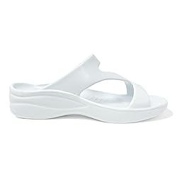 DAWGS Ladies Z Sandal,White,9 M US