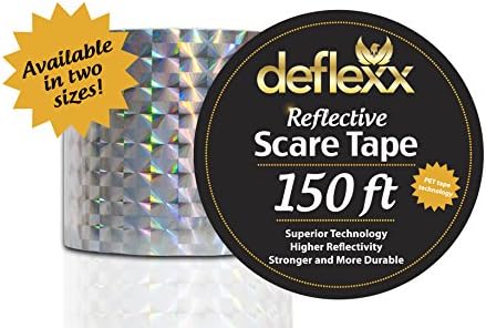 Bird Repellant Reflective Scare Tape | 150 ft Value Roll | Higher Reflectivity | Powerful Bird Deterrent |