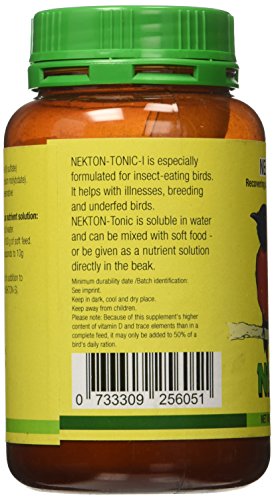Nekton Tonic-I for insect-eating birds 200gm (7.05oz)