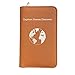 Phone Charging Passport Holder -Multiple Variations with Upgraded Power Bank- RFID Blocking - Travel Wallet Compatible with All Phones - Travel Accessories (Cognac)
