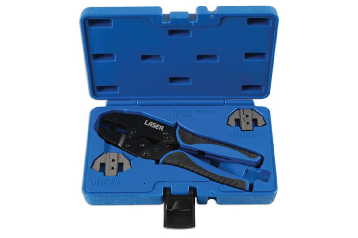 Laser 7002 Ratchet Crimping Tool - for Supaseal Connectors , Black