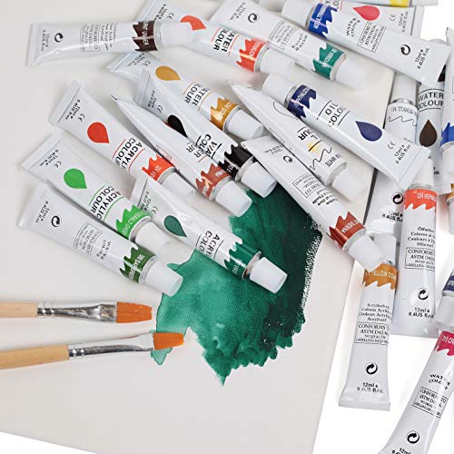 Falling in Art 174pcs Drawing Painting Set, Children Art Kit in a Wooden Toolbox