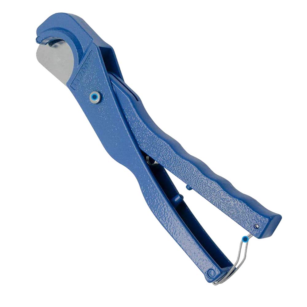 Blue Tube Pipe Cutter Plumbing Plastic Pipe Shear PVC Plastic Plumber Tool up to 35mm for Cutting PPR Plastic Hoses and Sanitary Pipes Suitable for Electricians and Woodworking