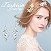 Pearl Earrings Gifts for Women Her Sterling Silver Infinity Love Celtic Knot Dangle Earrings Jewelry