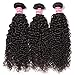 Jolia Hair 8A Curly Bundles 100% Human Hair 8 10 12 inch Malaysian Short Curly Hair Weave Unprocessed Virgin Curly Double Stitched Weft Natural Black
