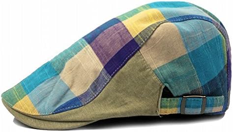 Naray Men's Classic Herringbone Tweed Wool Blend Newsboy Ivy Hat