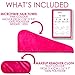 Elegant Pink Microfiber Hair Towel for Curly Hair - Hair Drying Towels with Bonus Makeup Remover - Hair Turbans for Wet Hair - Quick Dry Hair Towel - Hair Towel Wraps for Women & Curly Hair Towel