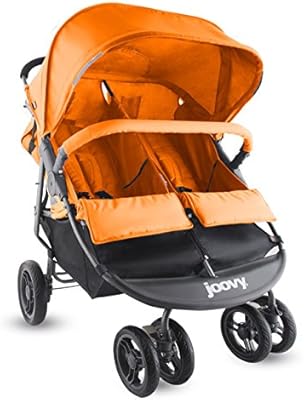 joovy double stroller orange