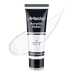 Artecho White Acrylic Paint, Titanium White Paint