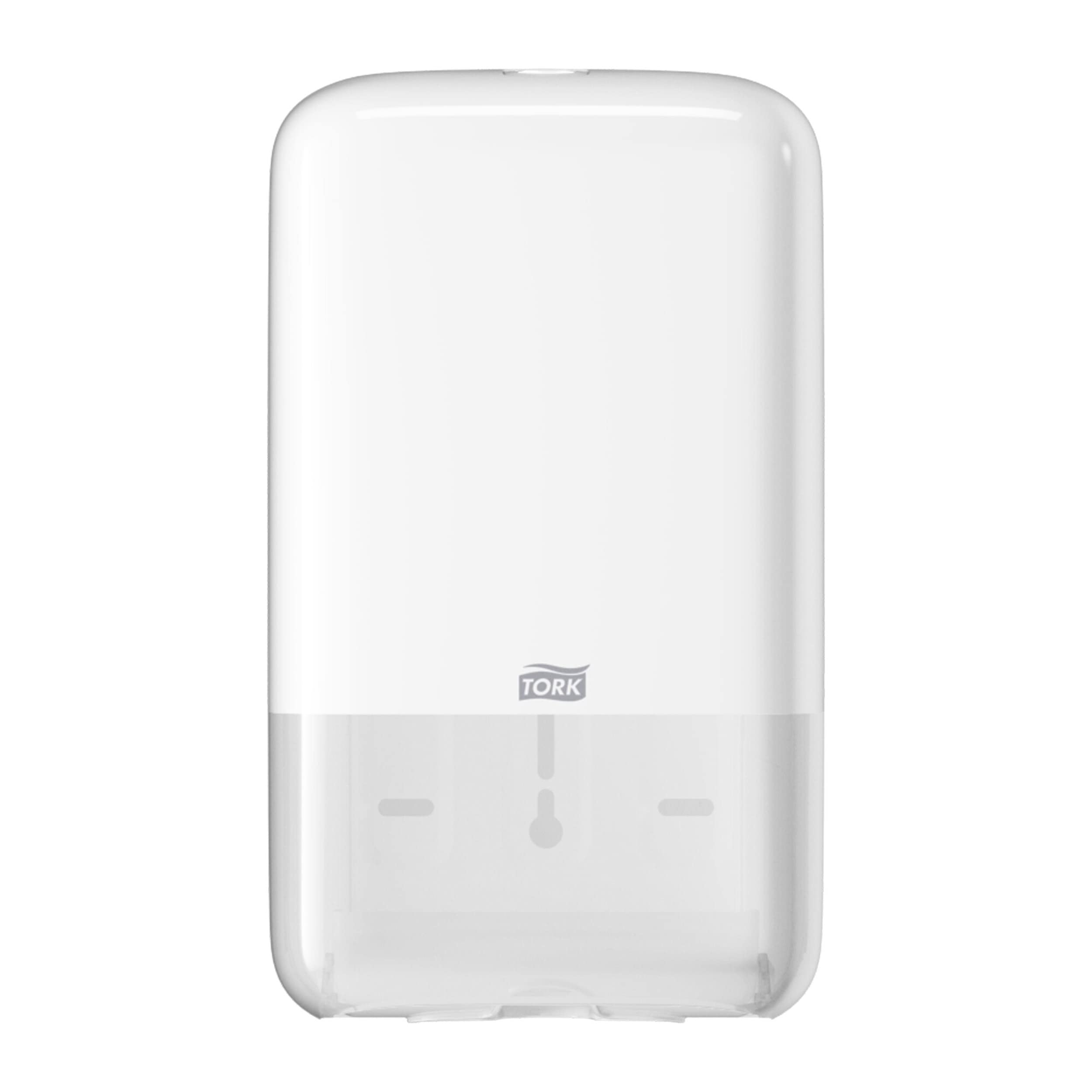 Tork Folded Toilet Paper Wall Mounted Dispenser White T3, Compact, Elevation Range, 556000