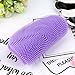 Fabal Silicone Brush Magic Dish Bowl Pot Pan Wash Cleaning Brushes Cooking Tool Cleaner Sponges Scouring Pads Kitchen Accessories (Purple)